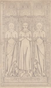 The Sepulchral Brass of Robert Braunche and His Two Wives in Saint Margaret